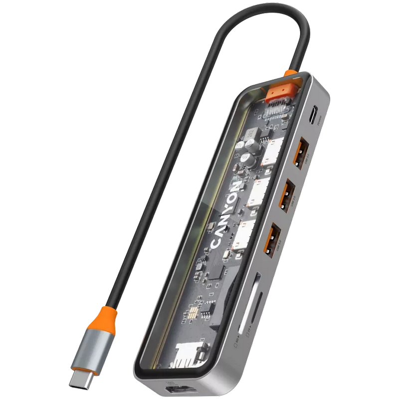 USB-C hub Canyon 7in1 4k TDS-13