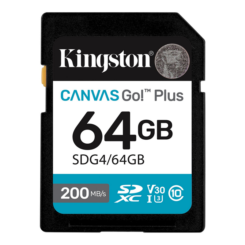 Memorijska kartica Kingston 64GB Canvas Go Plus