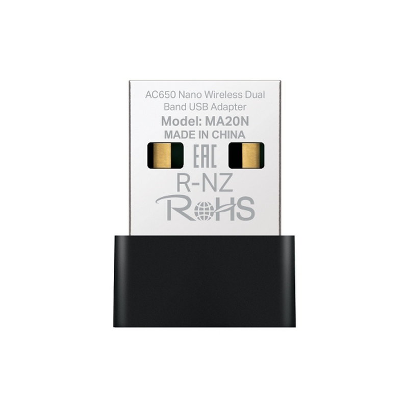 Adapter Mercusys AC650 Nano Wireless Dual Band USB  Adapter