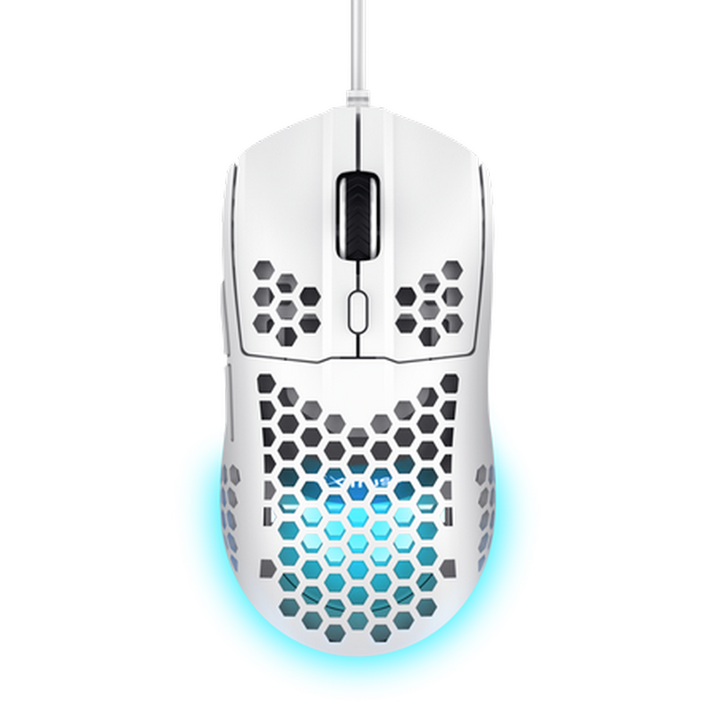 Miš žičani Trust Helox gaming GXT928 RGB bijeli