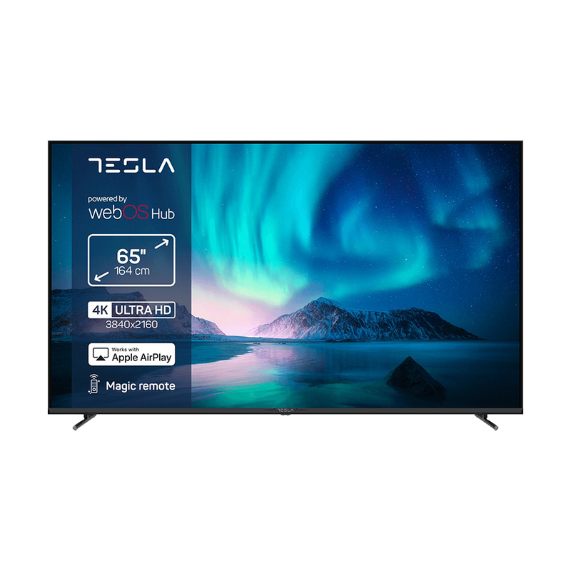 TESLA TV 65E645BUW 4K WebOS Miracast-AirPlay Magicni daljinksi upravljac