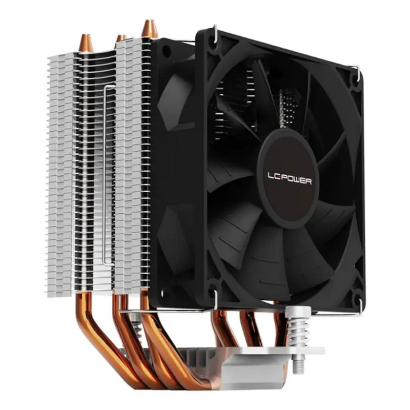 LC-Power CPU cooler LC-CC-95-2 165W TDP, 92mm fan 1851, 1700, 1200, 115x, AM5, AM4
