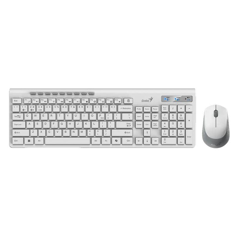 Genius SlimStar8230 White, Wireless set