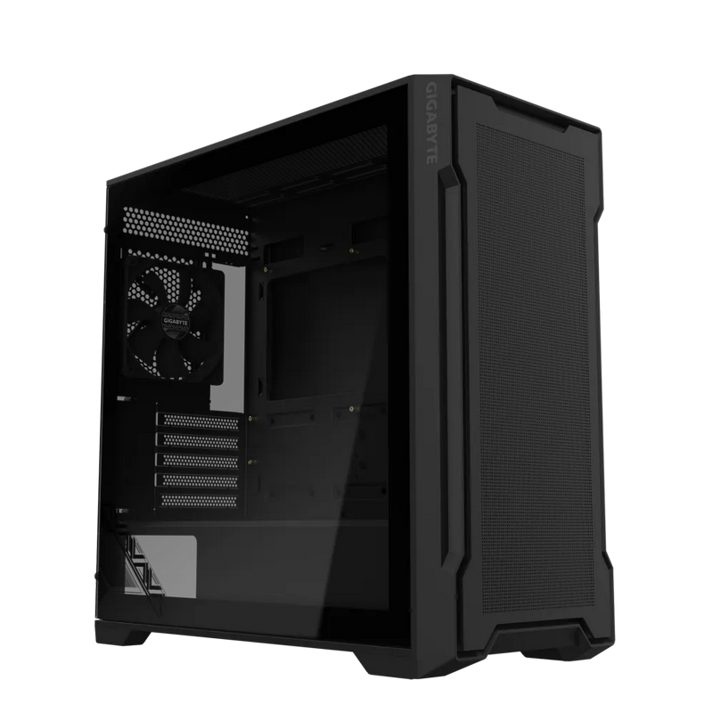 Gigabyte Case GB-C102G  C102 Glass, Mid Tower,  2x 120mm Fans, mATX