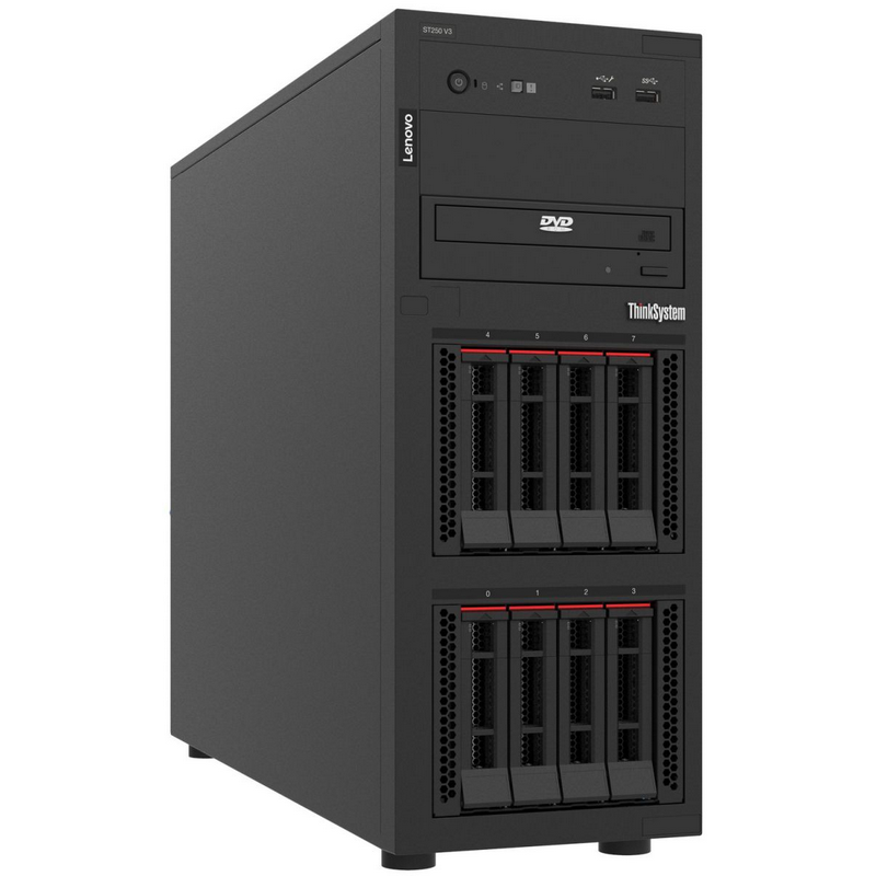 Lenovo ThinkSystem ST250 V3,Intel Xeon 6353P (8C 2.7GHz 65W),1x16GB...