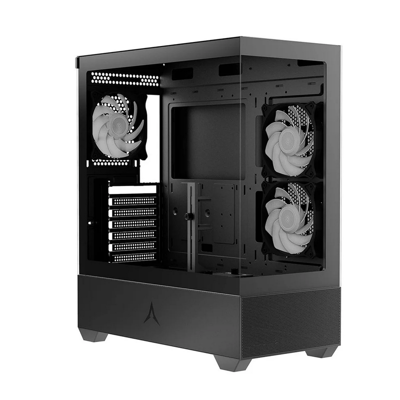 Spire Gaming Case U30 3xRGBTempered Glass, VGA: 400mmCpu Cooler: 165mm, Reverse intake fan