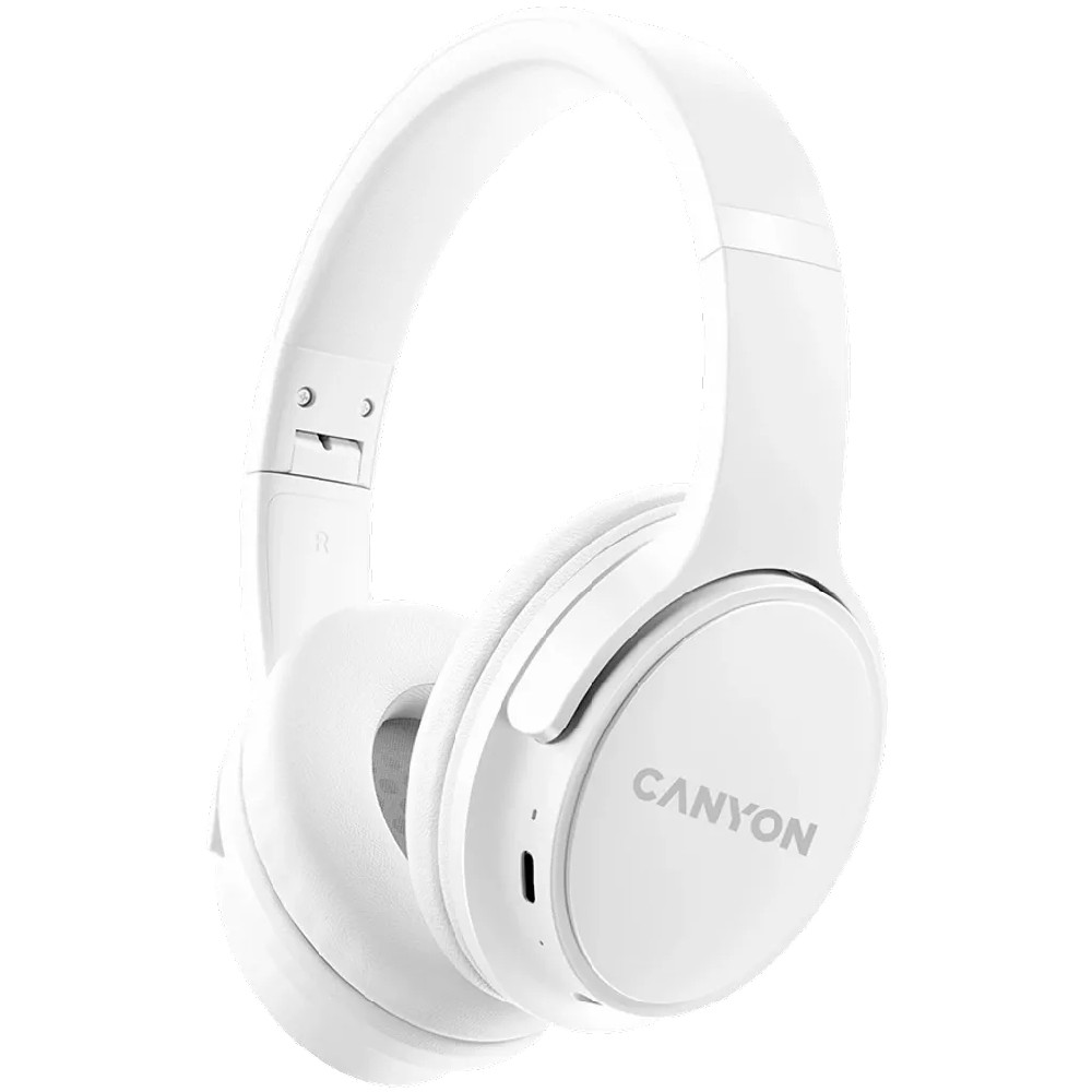 Slušalice bežične Canyon Over-Ear Headphones OnRiff 4 Bijele