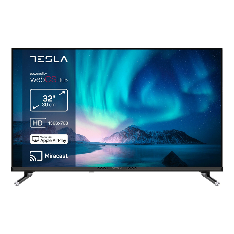 TV Tesla 32E645BHW HD WebOS Hub