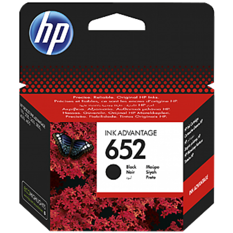 HP Tinta F6V25AE Black 652