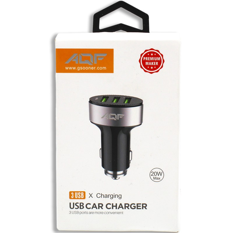 Adapter za auto punjač AQF 3xUSB CL-CC051